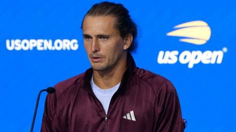 Alexander Zverev am Freitag in New York