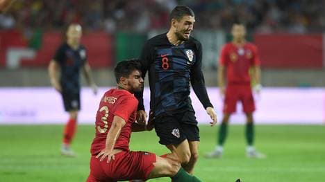 Kroatien (r.: Mateo Kovacic) war in Portugal in Führung gegangen