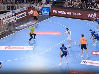Die Highlights der Partie  THW Kiel - VfL Gummersbach aus der Handball-Bundesliga im Video. 
