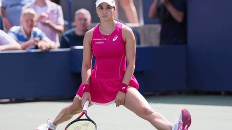 Eva Lys musste in der zweiten Runde der US Open aufgeben