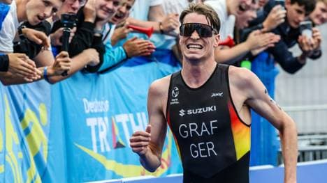Triathlet Henry Graf