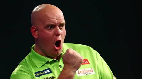 Michael van Gerwen war in seiner Heimat erneut nicht zu schlagen