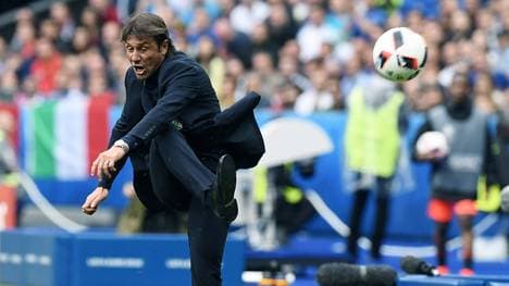 Antonio Conte ist für seine Ausraster an der Seitenlinien bekannt.