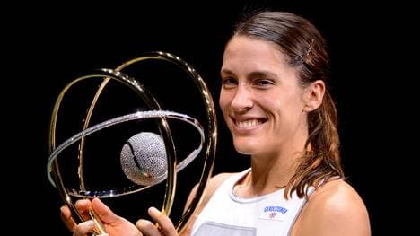 Andrea Petkovic bei ihrem Triumph in Antwerpen