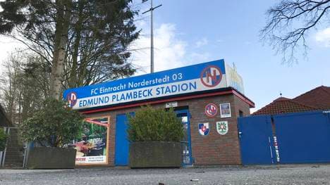 Eintacht Norderstedt wir sein Pokalspiel nicht im Edmund Plambeck Stadion austragen