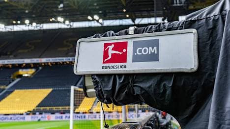 Eine Bundesliga-Kamera im Signal Iduna Park