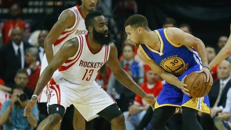 Am Dienstag kommt es zum Kracherduell zwischen Stephen Curry und James Harden