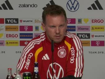 Joshua Kimmich und Nico Schlotterbeck sind vor dem entscheidenden WM-Qualifikationsspiel gegen die Slowakei fraglich. Julian Nagelsmann gibt ein Update zu den beiden. 