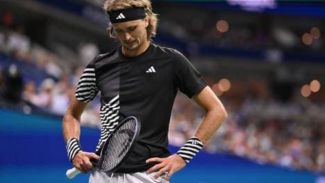 Alexander Zverev musste sich beim Turnier in Peking während des Matches übergeben
