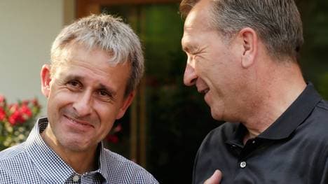 Pierre Littbarski im Gespräch mit Andreas Köpke