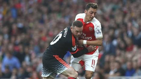 Wayne Rooney und Mesut Özil