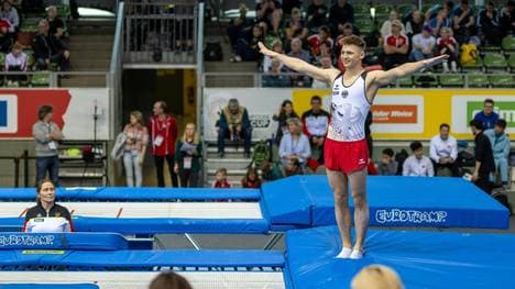 Caio Lauxtermann steht mit seinem Partner im WM-Finale