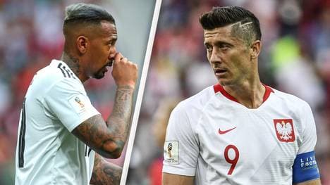 WM 2018 Polen Lewandowski und Boateng