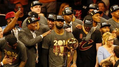 LeBron James holte 2016 den Titel nach Cleveland