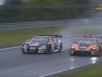 Rennfahrer Kelvin van der Linde hat beim Auftakt in die zweite Hälfte der DTM-Saison die Gesamtführung übernommen.