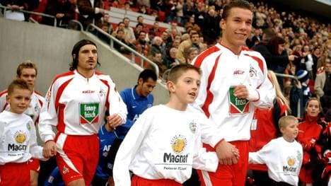Podolski feierte sein Bundesligadebüt im Jahr 2003