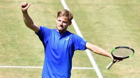 David Goffin steht im Finale des ATP-Turniers in Halle