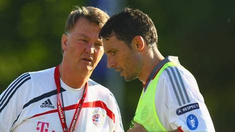 Das Verhältnis zwischen Louis van Gaal (l.) und Mark van Bommel war angespannt