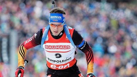 Simon Schempp verlor den Zielsprint gegen Martin Fourcade