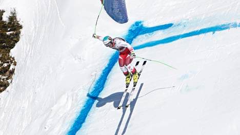 Vincent Kriechmayr siegte mit nur 0.14 Sekunden Vorsprung vor Beat Feuz in Wengen