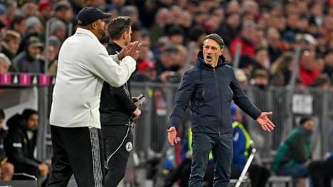Niko Kovac war mit der Leistung von Schiedsrichter Bastian Dankert nicht zufrieden