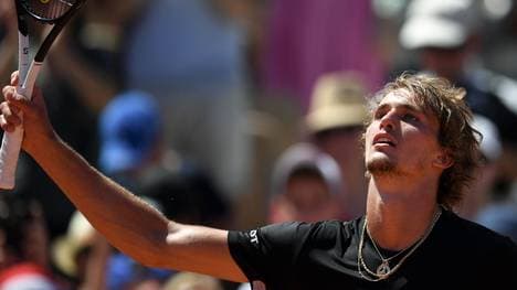 TENNIS French OPEN, Alexander Zverev jubelt erleichtert