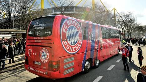 Der Bus des FC Bayern