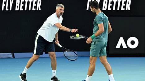 Goran Ivanisevic und Novak Djokovic waren seit 2019 ein Team