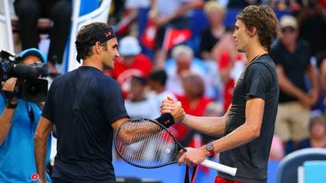 Roger Federer besiegte Alexander Zverev zuletzt beim Hopman Cup
