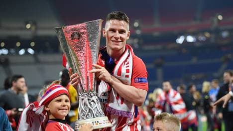 Kevin Gameiro gewann mit Atletico Madrid die Europa League