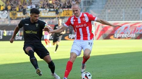 Zweikampf im Duell der Aufsteiger