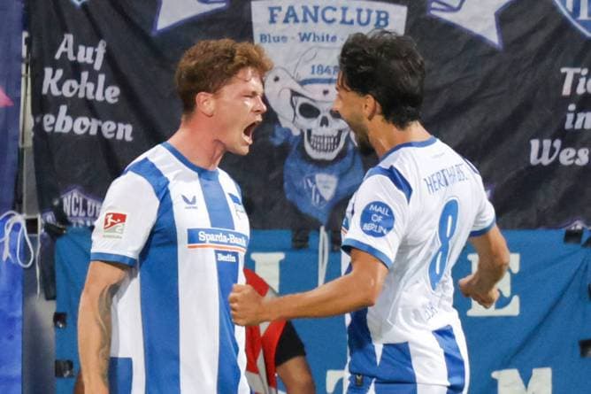 Hertha jubelt! "Das war ein geiles Spiel"