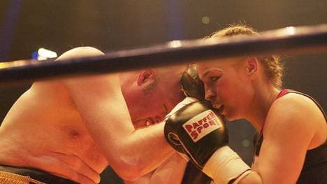 Regina Halmich und Stefan Raab standen sich schon zweimal im Boxring gegenüber