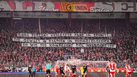 Fans von Union Berlin kritisieren die Politik