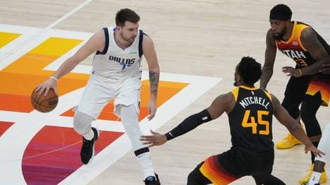 Luka Doncic glänzte beim Sieg über die Utah Jazz