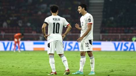 Spielen gemeinsam für Ägypten: Mohamed Salah und Omar Marmoush