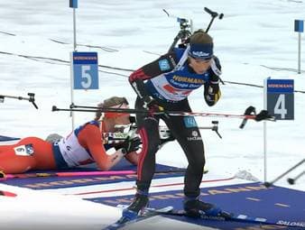 Tränen bei der deutschen Single-Mixed-Staffel. Das Duo Marlene Fichtner und Leonhard Pfund glaubte den Sensationssieg in Nove Mesto bereits sicher zu haben. Doch kurz vor der Siegerehrung wurden die beiden Athleten disqualifiziert.