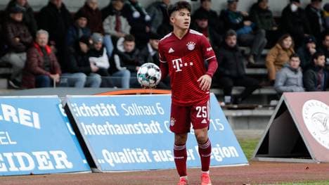 Angelo Brückner ist normalerweise für die zweite Mannschaft des FC Bayern in der Regionalliga aktiv