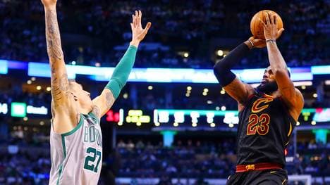 Lebron James erzielte gegen die Boston Celitcs 24 Punkte