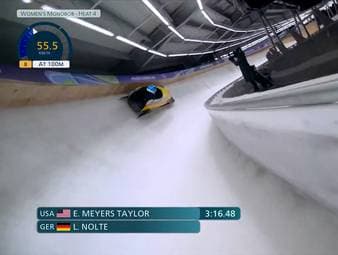 Laura Nolte gewinnt Silber im Monobob. Für die 27-Jährige ist es bereits die zweite Olympia-Medaille.