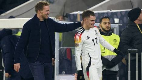 Nagelsmann (l.) hatte Kontakt zu Wirtz