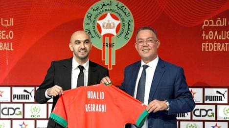 Walid Regragui (l.) wird Nationaltrainer Marokkos
