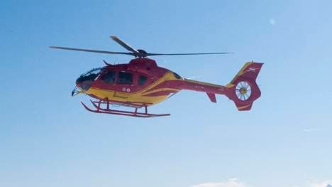 Ein Rettungshubschrauber am Wilden Kaiser (Symbolbild)