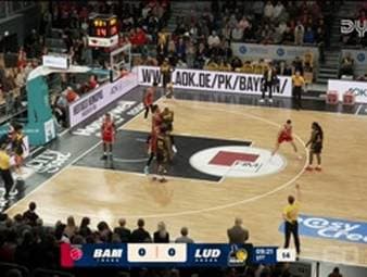 Spiel Highlights zu BMA365 Bamberg Baskets - MHP RIESEN Ludwigsburg