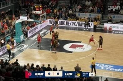 Spiel Highlights zu BMA365 Bamberg Baskets - MHP RIESEN Ludwigsburg