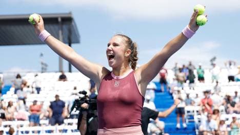 Tennisspielerin Kristina Ljutowa