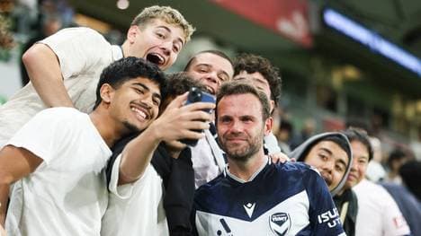 Fanliebling Juan Mata von Melbourne Victory