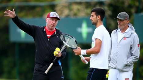 Boris Becker und Novak Djokovic haben sich getrennt.