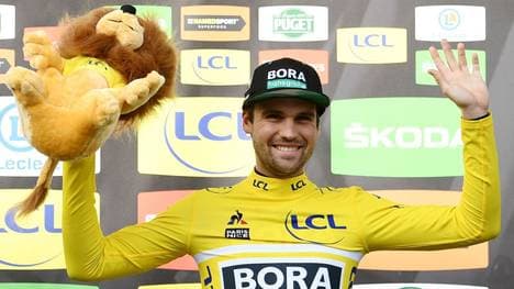 Maximilian Schachmann bleibt im Gelben Trikot des Gesamtführenden