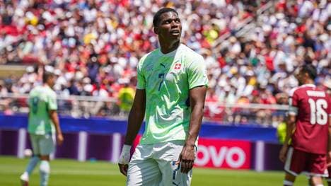 Breel Embolo erzielte das 1:0 gegen Katar per Elfmeter